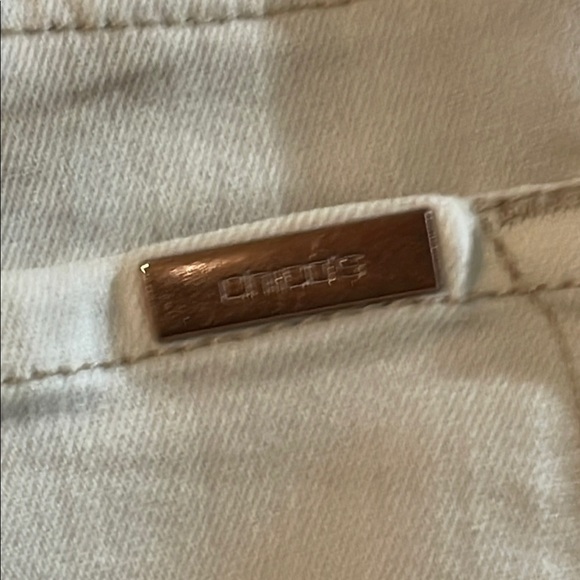 Chico's Elegant Cream and Gray Skinny Pants - Picture 7 of 9